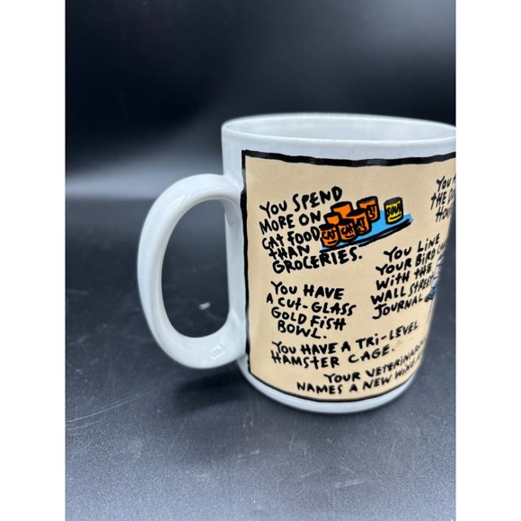 Vintage "You Know You're an Animal Lover When..." Mug Ganz Korea - Picture 13 of 16